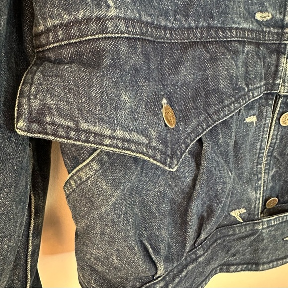 Vintage 80’s Krazy Krinkle Denim Jacket - Picture 6 of 12